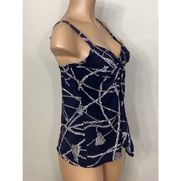 New. Miraclesuit nautical rope tankini top. 8. Normally $126 - Picture 6 of 12